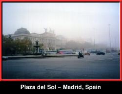 The Plaza del Sol - Madrid, Spain